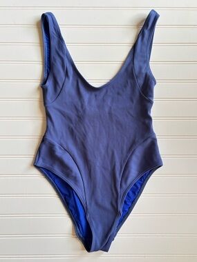 Chromat | Women's Ribbed High Cut One Piece Bathing Suit Size Small